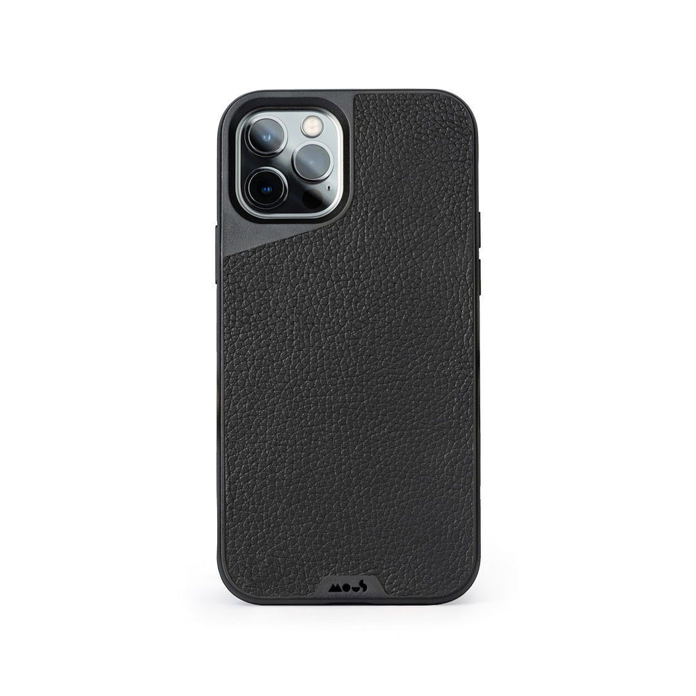 Best Case for iPhone 12 Pro Max | Black Leather