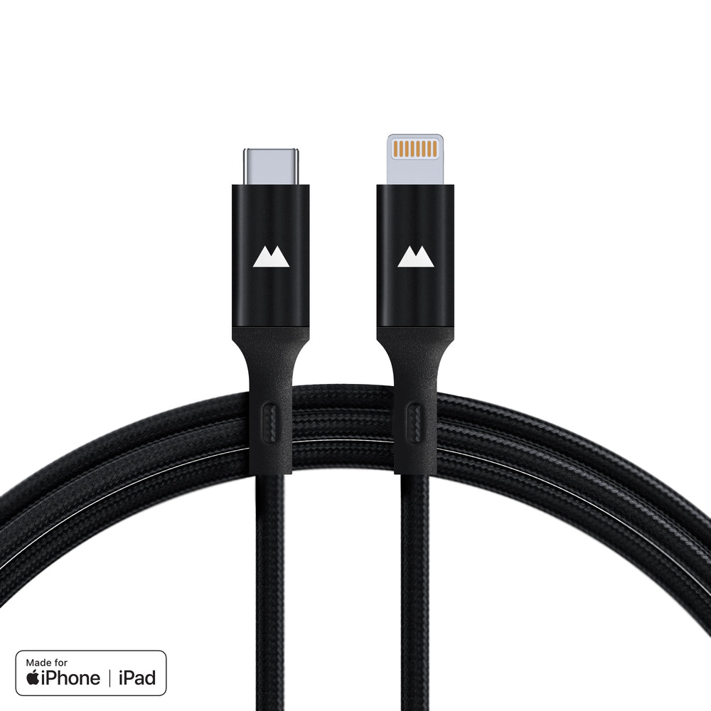 Apple iPhone certified charging cable lightning to USB-C safe quick fast charging long-lasting cable | 1.5m * hide-pcp