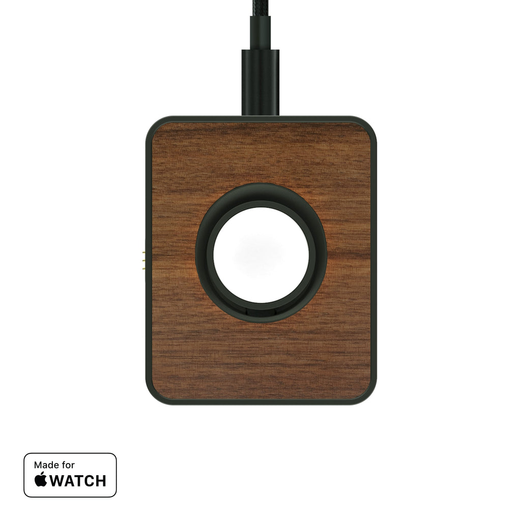 Apple watch charger discount wood