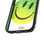 Clear Transparent iPhone Case Ben Eine Green Smiley Face Qi | iPhone 13 Pro,iPhone 13 Pro Max,iPhone 14 Pro,iPhone 14 Pro Max