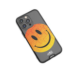 Ben Eine Orange Smiley Face Clear Protective Case | iPhone 14 Pro Max,iPhone 14 Pro,iPhone 15 Pro,iPhone 15 Pro Max