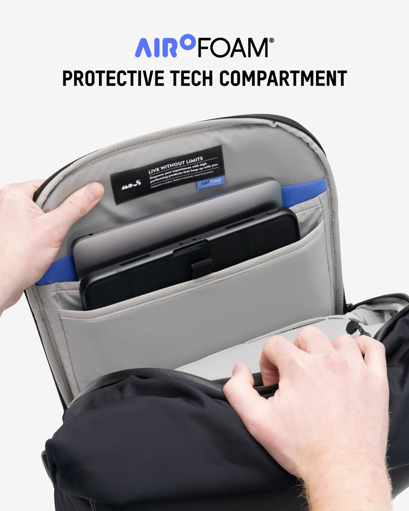 Mous | Protective Roll Top Backpack - Hybrid Gym and Work Bag