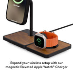 Charging Stand with Qi2 — Walnut