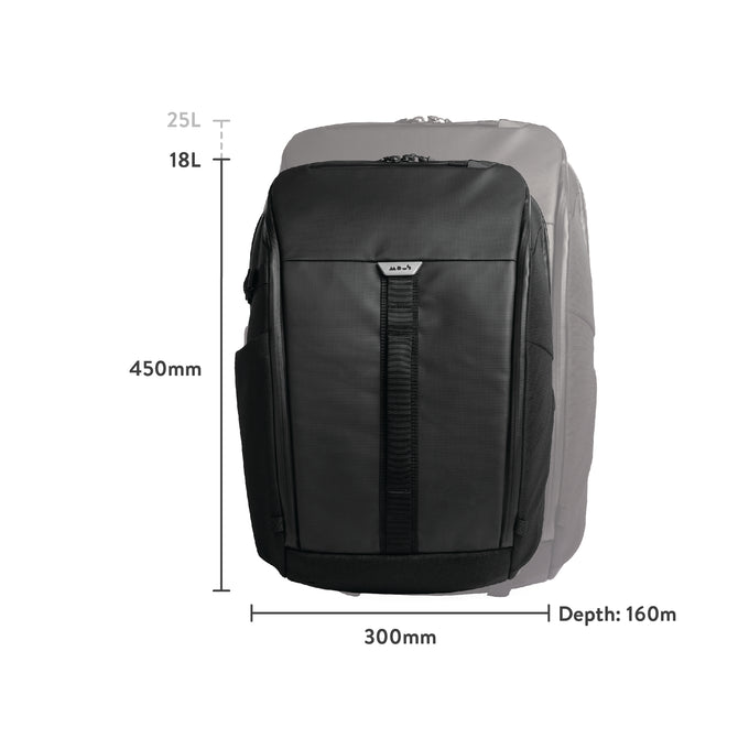 Rucksack with discount zip all around