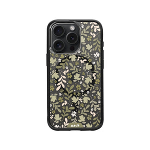 Flowers MagSafe® Compatible Printed Phone Case – Ditsy Green - Clarity 2.0