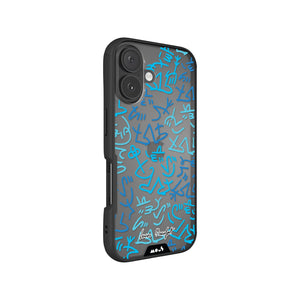 Lucas Beaufort Blue Printed Phone Case