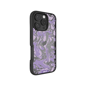 Marbled Lilac Purple Printed Phone Case - Clarity