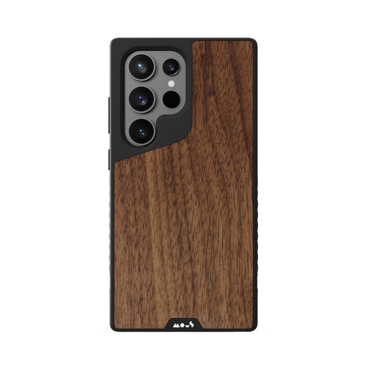 Guard your Galaxy S24 ULTRA with Limitless 5.0 - the ultimate protective Walnut case with MagSafe® and AiroShock® technology.