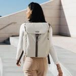 hover-image, Everyday Day Backpack Water-Resistant Protective Bag Stone Cream Beige