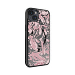 iPhone Magsafe Compatible Marbled Dusky Pink Clear Case Protective | iPhone 14 Plus,iPhone 14,iPhone 15,iPhone 15 Plus