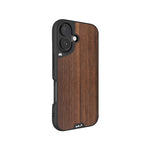 Protective iPhone 16 case with MagSafe magnetic charging walnut wood | iPhone 16,iPhone 16 Plus