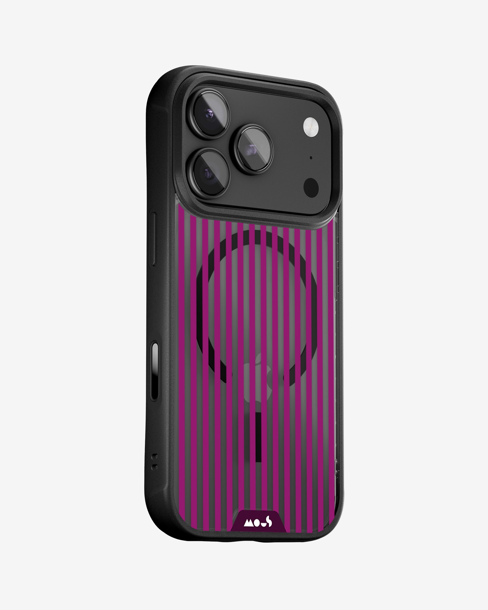 Mous | Mulberry Protective Phone Case - Pinstripe MagSafe