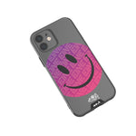 Clear Transparent iPhone Case Ben Eine Pink Smiley Face Qi | iPhone 12,iPhone 12 mini