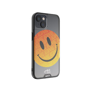 Ben Eine Orange Smiley Printed Phone Case