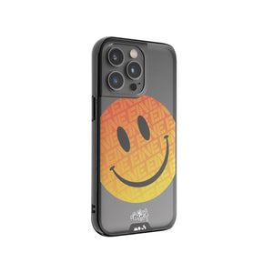 Ben Eine Orange Smiley Printed Phone Case - Clarity