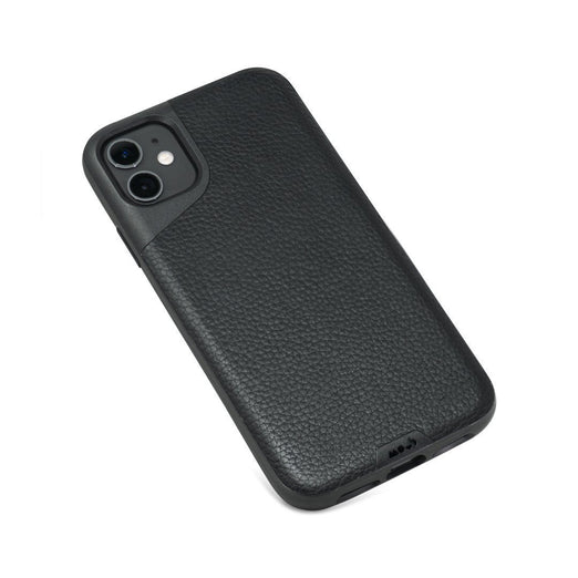 Black Leather Indestructible iPhone 11 Case