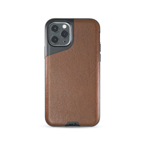 Brown Leather Phone Case - Contour