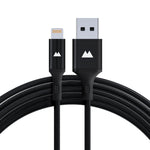 Apple iPhone certified charging cable lightning to USB-A safe quick fast charging long-lasting cable | 3m * hide-pdp