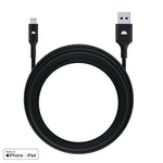 Apple iPhone certified charging cable lightning to USB-A safe quick fast charging long-lasting cable | 3m