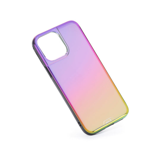 Pink yellow purple clear phone case