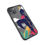 Clear Protective Phone Case Transparent Qi Wireless Charging Kelly Anna Up Lift Art Design | iPhone 14 Plus,iPhone 14,iPhone 15,iPhone 15 Plus